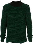 Namacheko Crochet Knit Jumper - Black