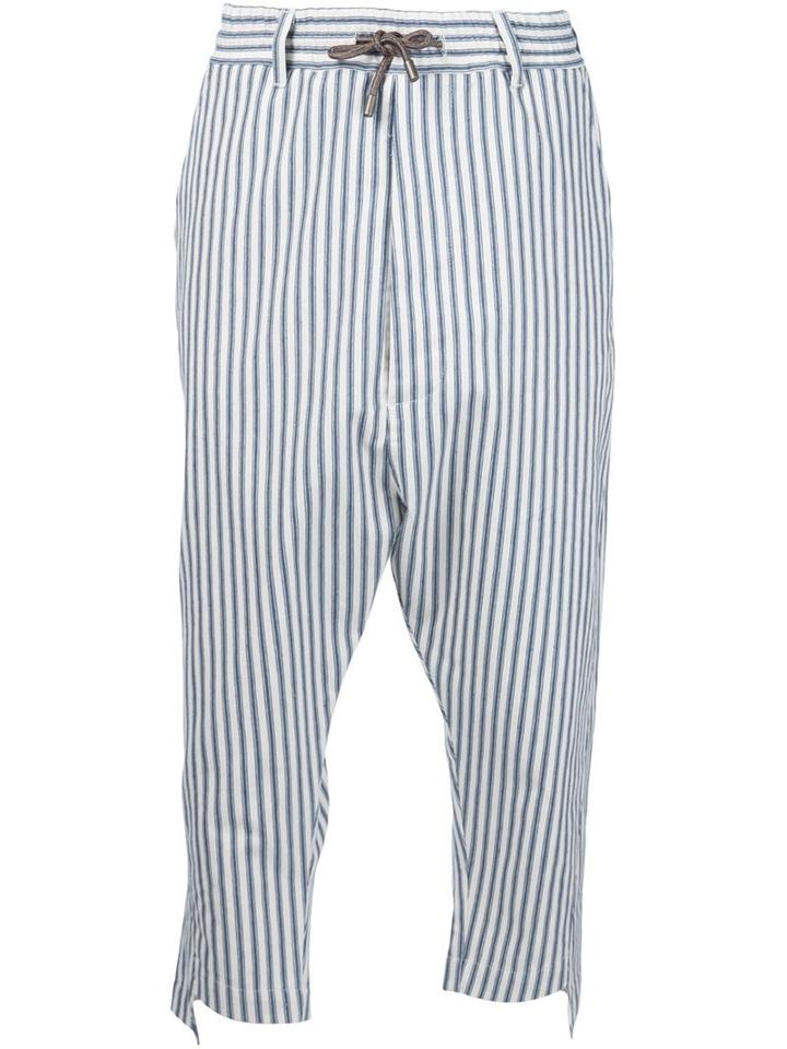 Vivienne Westwood Man Striped Cropped Trousers