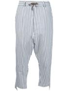 Vivienne Westwood Man Striped Cropped Trousers