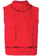 Raf Simons Blow Up Gilet - Red