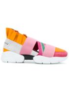 Emilio Pucci Ruffle Trim Trainers - Pink