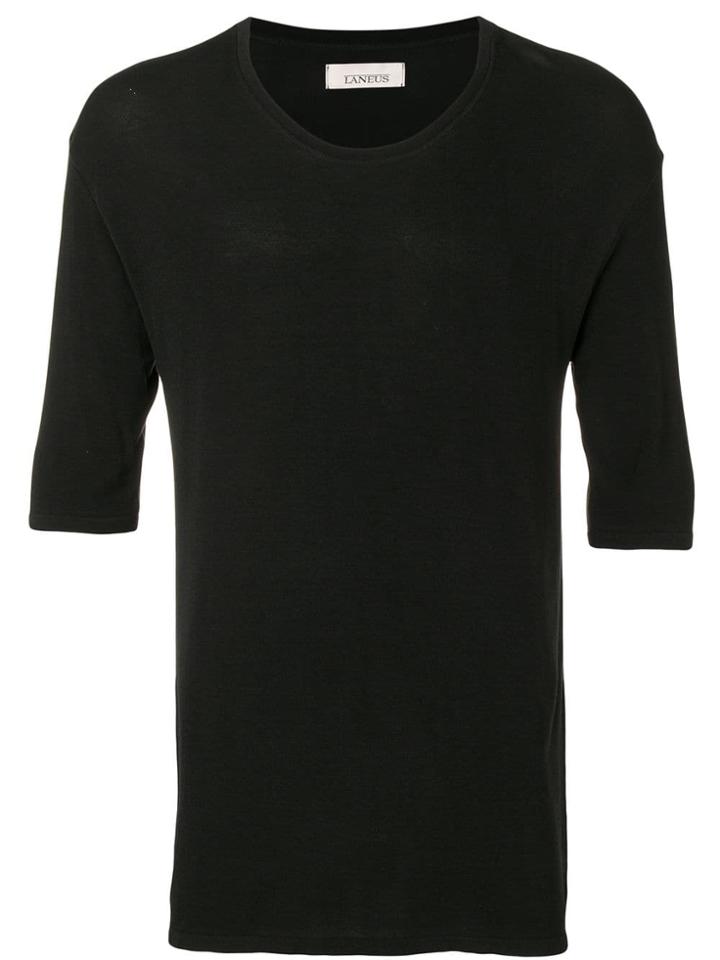 Laneus Longline Top - Black