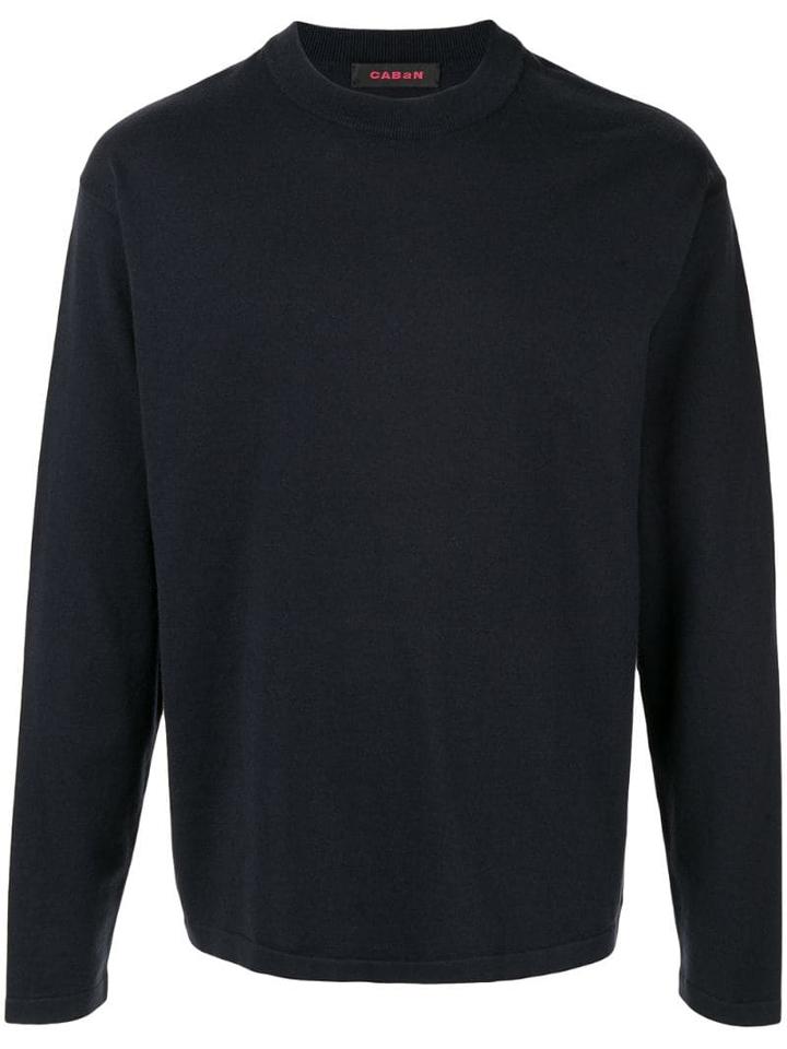 Caban Crew Neck Sweatshirt - Blue