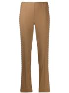 P.a.r.o.s.h. Studded Trim Trousers - Neutrals