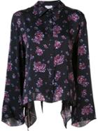 Magda Butrym 'orlean Floral' Shirt, Women's, Size: 38, Black, Silk