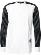 Education From Youngmachines Pleated Front Shirt, Men's, Size: 2, White, Cotton
