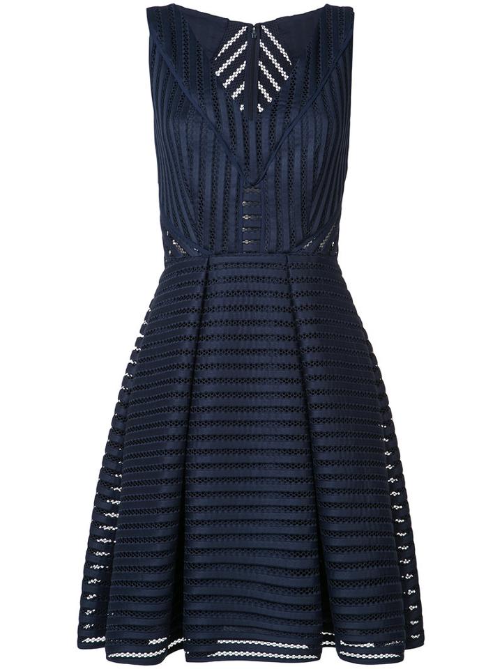 Zac Zac Posen - 'honor' Dress - Women - Spandex/elastane/polyester - 14, Blue, Spandex/elastane/polyester