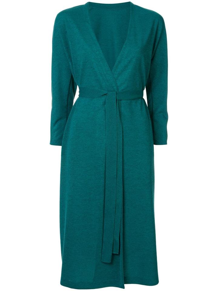 Ballsey Long-line Cardigan - Green