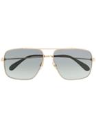 Givenchy Eyewear Aviator Shaped Sunglasses - Gold