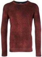 Avant Toi Overdyed Sweater - Red