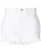 3x1 W4 Denim Shorts - White