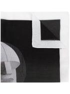 Rick Owens Drkshdw Logo Print Neck Scarf - Black