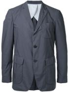Wooster + Lardini - Flap Pocket Blazer - Men - Cotton - 52, Grey, Cotton