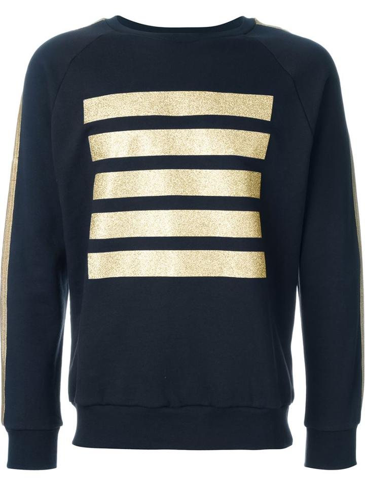 Palm Angels Glitter Stripe Sweatshirt