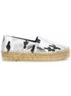 Kenzo Cactus Espadrilles, Women's, Size: 35, Grey, Patent Leather/rubber