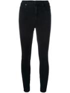 Nobody Denim Siren Skinny Ankle Jeans, Women's, Size: 29, Black, Cotton/elastodiene/polyester/rayon