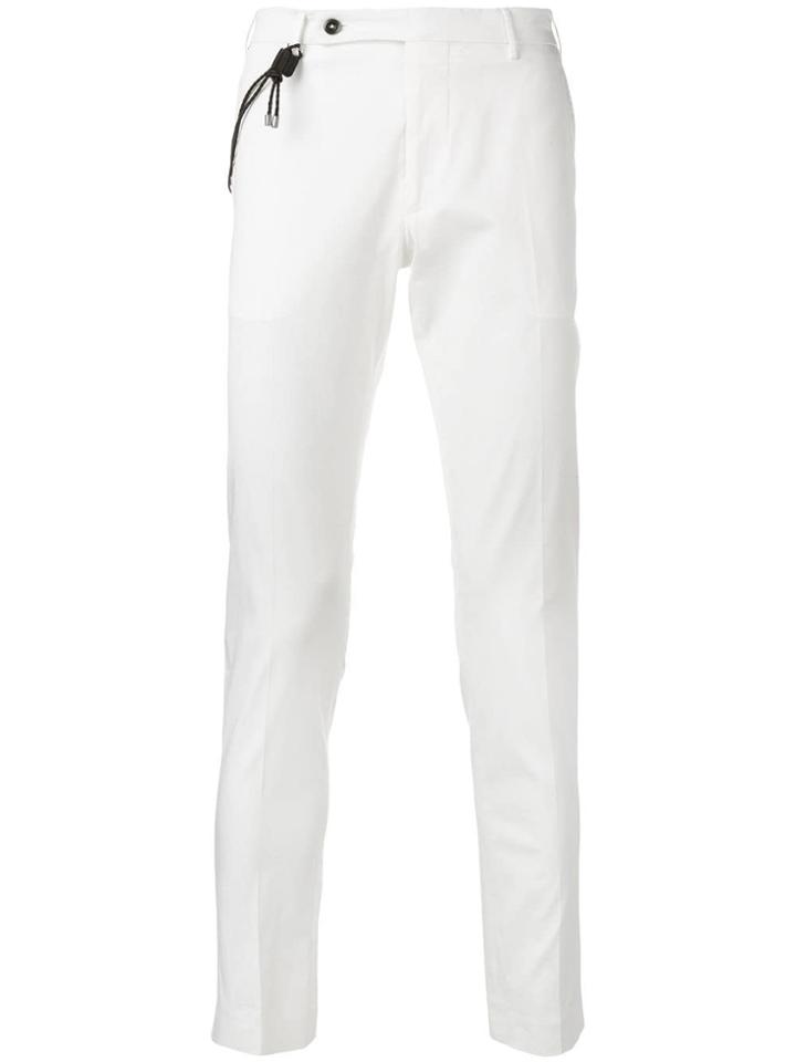 Berwich Slim Fit Chinos - White
