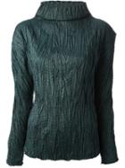 Issey Miyake Permanente Wrinkled Effect Top