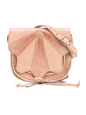 April Shower By Polder Kids - Tooled Satchel Bag - Kids - Leather - One Size, Brown