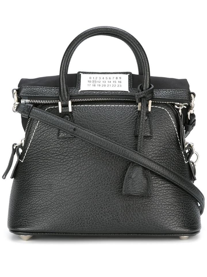 Maison Margiela Small '5ac' Tote Bag, Women's, Black, Calf Leather