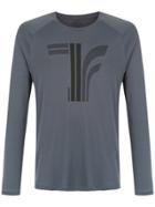 Track & Field Printed Long Sleeved T-shirt - Grey