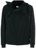 Cp Company Hooded Zip-up Jacket - Black