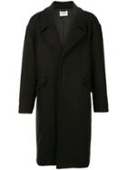 Monkey Time Classic Single-breasted Coat - Black