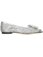 Dolce & Gabbana 'vally' Slippers - Grey