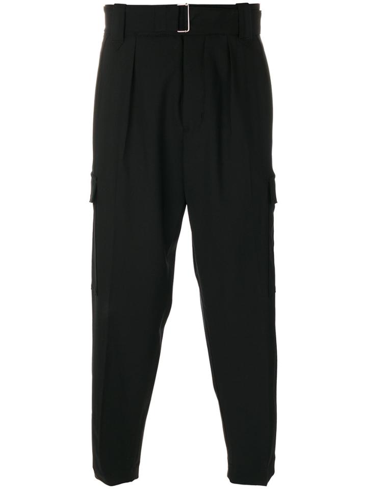 Christian Pellizzari Patch Pocket Trousers - Black