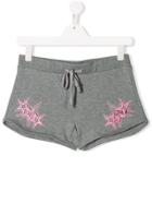 My Brand Kids Teen Star Patch Shorts - Grey