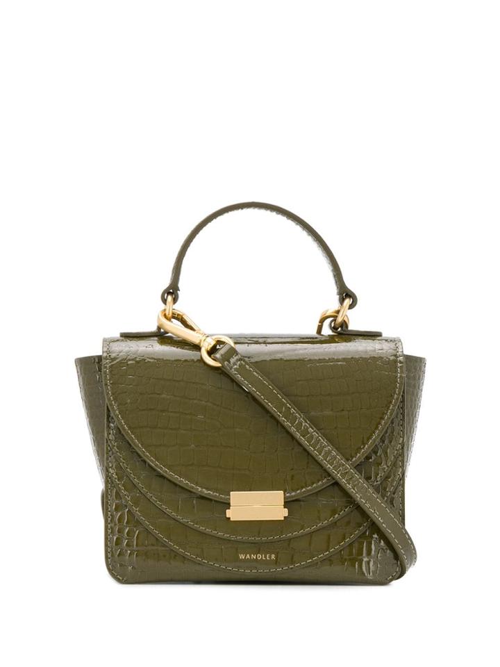 Wandler Luna Mini Tote Bag - Green
