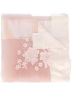 Faliero Sarti Floral Sheer Scarf, Women's, Pink/purple, Silk/polyester/rayon