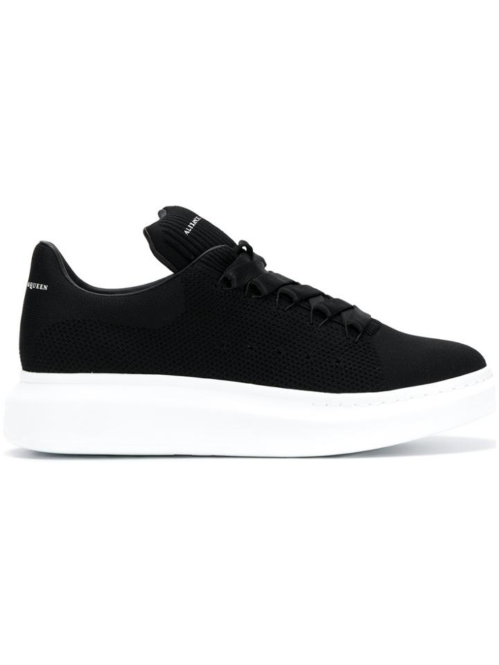Alexander Mcqueen Platform Lace-up Sneakers - Black