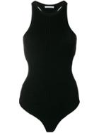 T By Alexander Wang Cut Out Details Bodysuit - Black