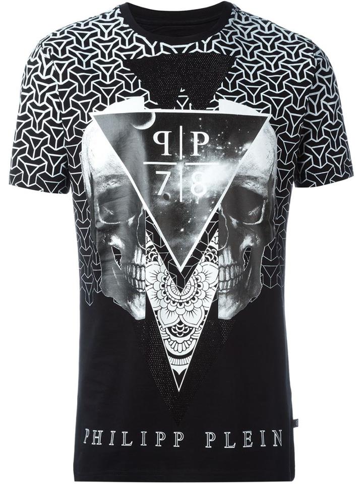 Philipp Plein Arizona T-shirt, Men's, Size: Xs, Black, Cotton