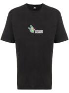 Stussy Butterfly Embroidered T-shirt - Black