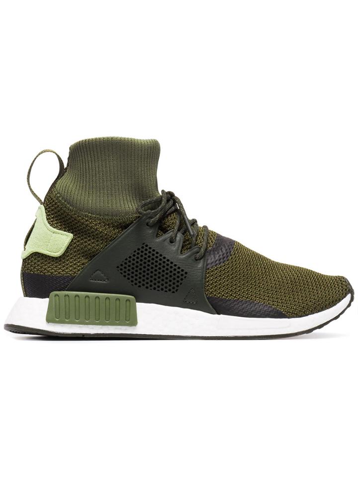 Adidas Originals Green Nmd Xr1 Winter Sneakers