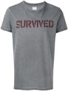 Htc Hollywood Trading Company Survived T-shirt, Men's, Size: Large, Grey, Cotton