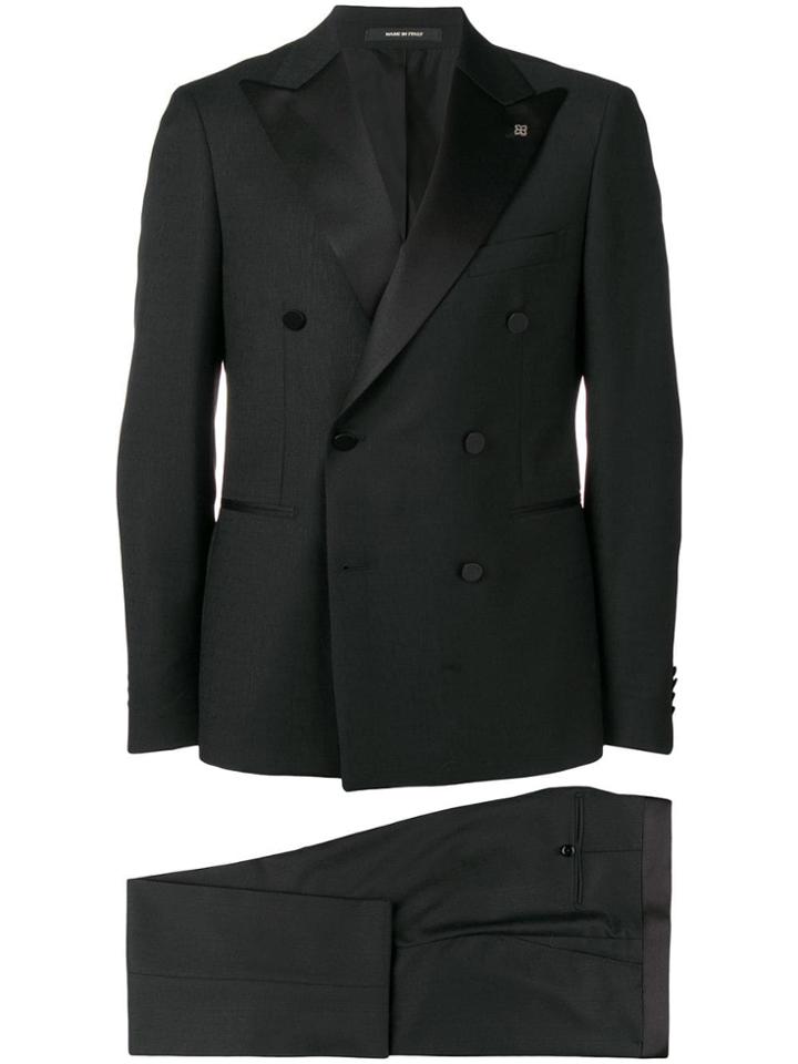 Tagliatore Double-breasted Suit - Black