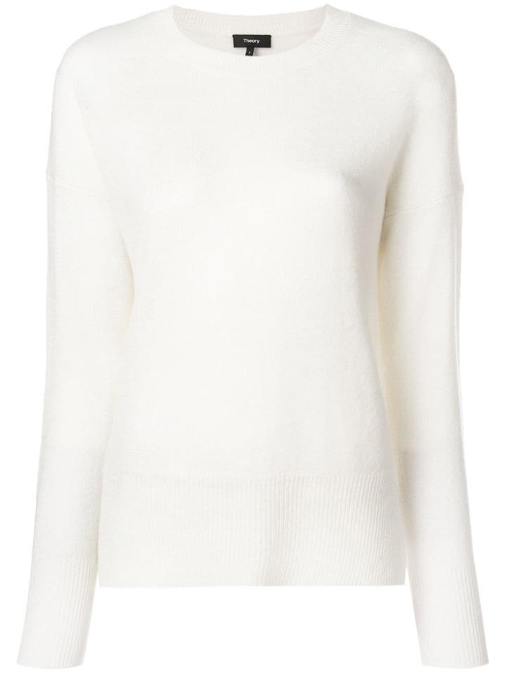 Theory Cashmere Karenia Sweater - White