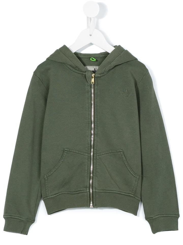 Macchia J Kids Zipped Hoodie, Toddler Boy's, Size: 4 Yrs, Green