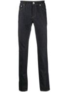 Brunello Cucinelli Contrast Stitch Straight Jeans - Blue