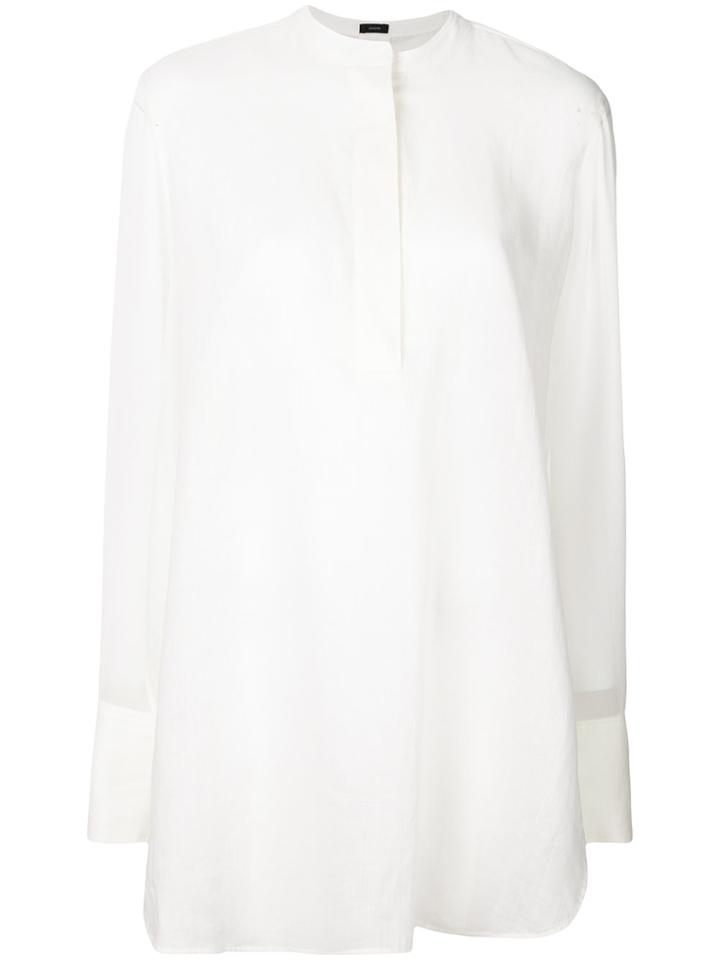 Joseph Collarless Blouse - White