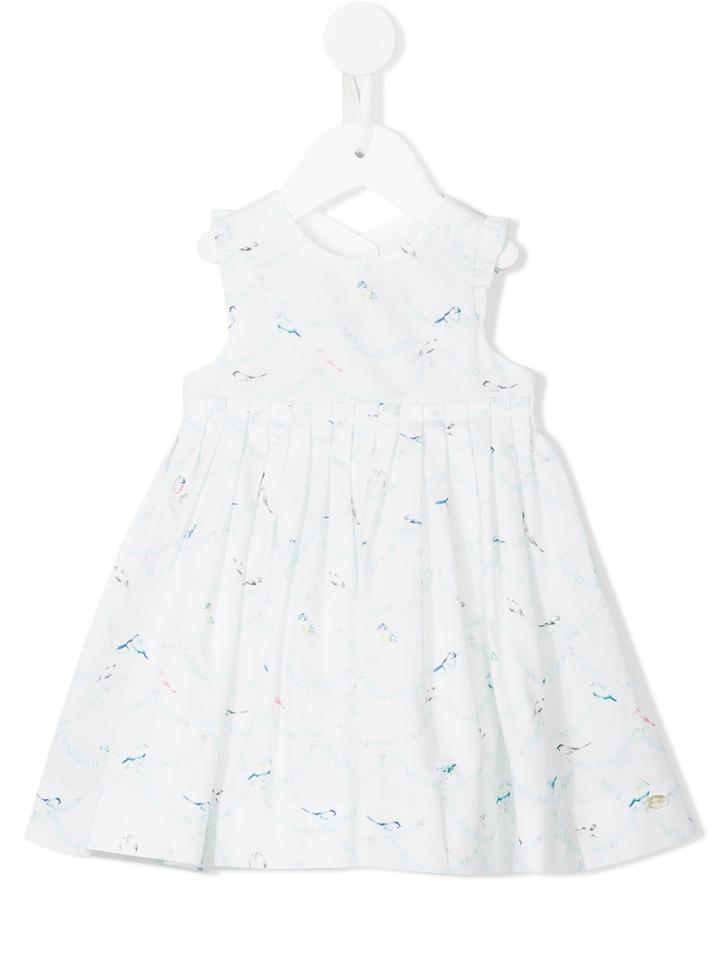 Tartine Et Chocolat - Bird Print Dress - Kids - Cotton - 18 Mth, White