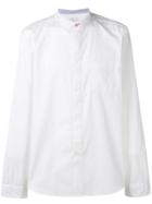 Ps Paul Smith Band Collar Shirt - White
