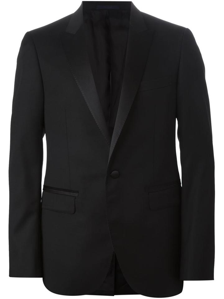 Lanvin Two-piece Dinner Suit, Men's, Size: 48, Black, Viscose/mohair/wool