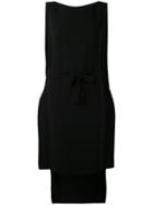 Gareth Pugh - High Low Hem Dress - Women - Silk/cotton/polyester - 42, Black, Silk/cotton/polyester