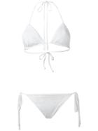 Missoni - Zigzag Bikini Set - Women - Polyamide/spandex/elastane/viscose - 44, White, Polyamide/spandex/elastane/viscose