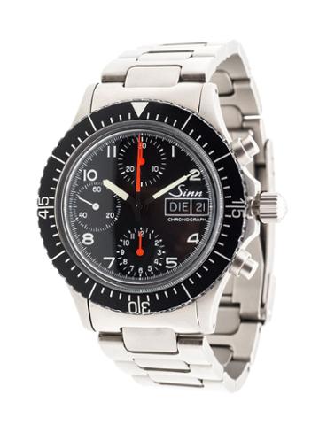 Sinn '256 Chronograph' Analog Case, Adult Unisex, Black