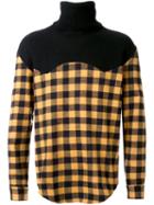 Palm Angels Checked High Neck Pullover